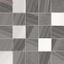 Плитка Laparet Space коричневый глянец мозаика (25х25)